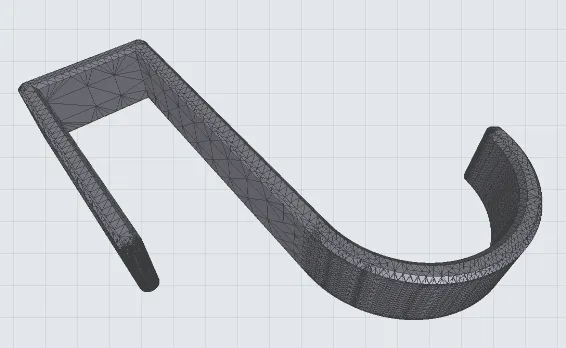A watertight, print-ready mesh generated from a ParamaCraft kit